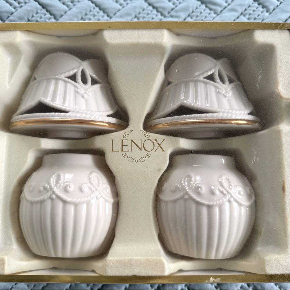 Lenox Set of 2 Tealight Candle Holders